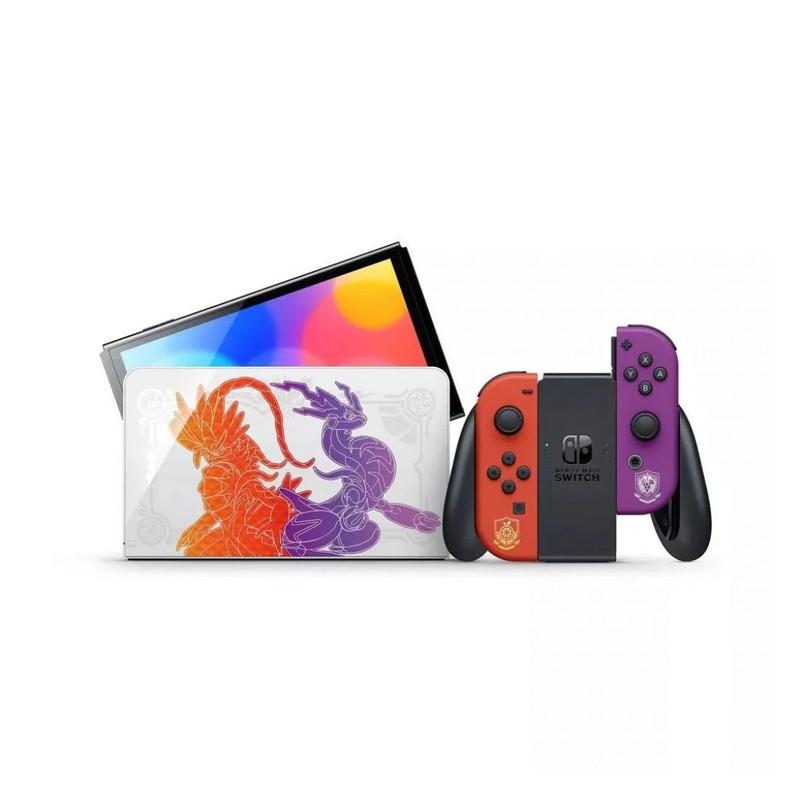 Nintendo Switch OLED Model Pokémon Scarlet & Violet Edition Console - جهاز ألعاب